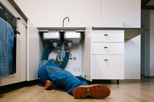 Professional Drain Cleaning technician working in Carversville, PA